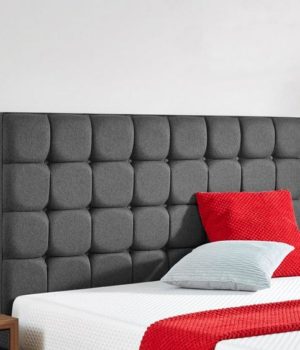 Lever Headboard Dark Grey