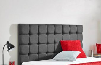 Lever Headboard Dark Grey