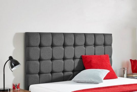 Lever Headboard Dark Grey