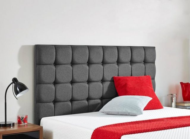 Lever Headboard Dark Grey